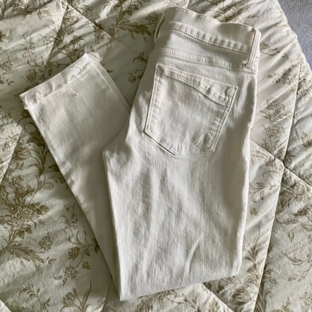 Women’s Express Mid Rise Cropped Legging Jean 6R‎